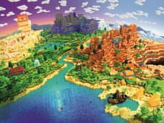 Ravensburger Puzzle 120004332 Minecraft: Svět Minecraftu 1500 dílků