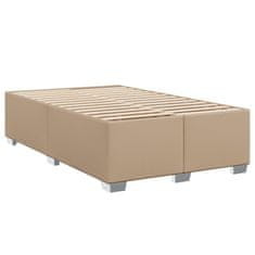 Petromila vidaXL Boxspring posteľ s matracom kapučínová 120x200 cm umelá koža