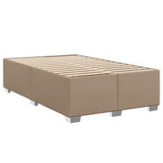 Petromila vidaXL Boxspring posteľ s matracom kapučínová 120x200 cm umelá koža