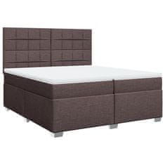 Petromila vidaXL Boxspring posteľ s matracom tmavohnedá 200x200 cm látka