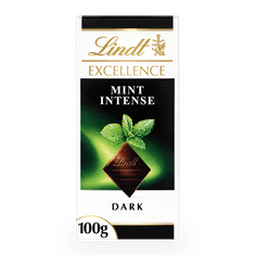 LINDT EXCELLENCE extra horká čokoláda s príchuťou mäty 100g