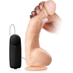 XSARA Realistický tělový vibrátor mega penis "alexander lee" - 70687129