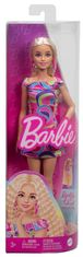 Mattel Panenka Barbie Fashionistas modelka #223, inspirována Totally Hair, doplňky, 65. výročí FBR37