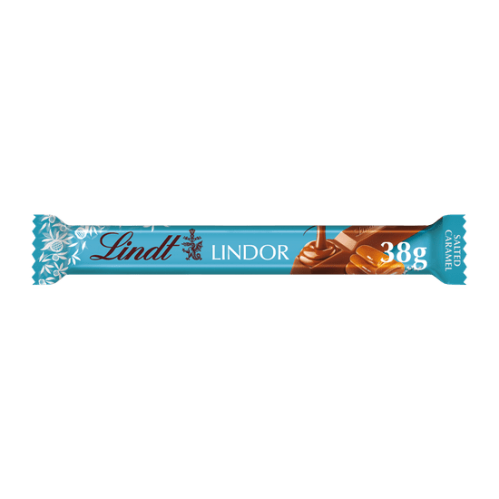 LINDT LINDOR tyčinka slaný karamel 38g