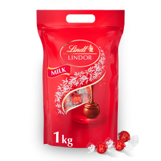 LINDT LINDOR pralinky Mliečna čokoláda 1000g