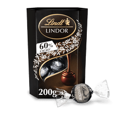 LINDT LINDOR pralinky Horká čokoláda 60% 200g