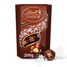 LINDT LINDOR pralinky Lieskový oriešok 200g