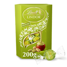 LINDT LINDOR pralinky Pistácie 200g