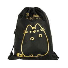 WOWO Detský batoh na obuv Pusheen Gold - kvalitný a štýlový riešenie na prenášanie topánok a športovej obuvi do školy alebo na voľný čas