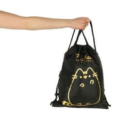 WOWO Detský batoh na obuv Pusheen Gold - kvalitný a štýlový riešenie na prenášanie topánok a športovej obuvi do školy alebo na voľný čas