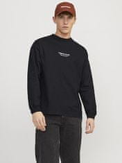 Jack&Jones Pánske tričko JORVESTERBRO Loose Fit 12251775 Black (Veľkosť M)