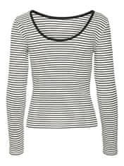 Vero Moda Dámske tričko VMCHLOE Tight Fit 10314406 Snow White (Veľkosť M)