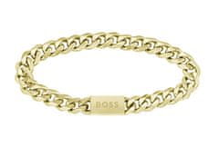 Hugo Boss Štýlový pozlátený náramok pre mužov Chain Link 1580403 (Dĺžka 19 cm)