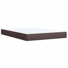 Petromila vidaXL Boxspring posteľ s matracom tmavohnedá 140x190 cm látka