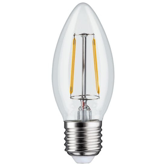 Maclean Maclean žiarovka, Filament LED E27, 4W, 230V, WW teplá biela 3000K 470lm, Retro Edison dekoračná sviečka C35, MCE264