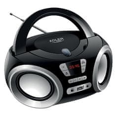 Adler AD 1181 Rádio, boombox cd-mp3, usb,