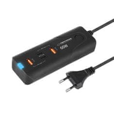 Esperanza EZC109 Esperanza nástenná nabíjačka 60w 2x usb-c pd 30w / 2x usb-a qc 3.0 18w