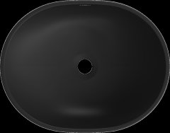 Mexen Viki, umývadlo na dosku 48x35x14 cm, čierna matná-zlatá, 21054876