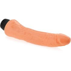 XSARA Elastický vibrátor realistický zahnutý penis sex dildo - 76765876