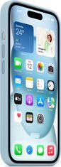 Apple iPhone 15 Silicone Case with MS - Light Blue