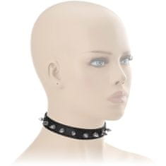 XSARA Sex obojek s hroty choker bdsm s možností nastavení obvodu - 71711655