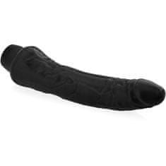 XSARA Elastický vibrátor realistický zahnutý penis sex dildo - 73848321