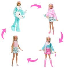 Mattel Barbie Cutie Reveal adventný kalendár s bábikou 2024, 24 prekvapení HJX76