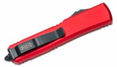 Microtech 121-1RD Ultratech Black/Red Standard automatický nôž 8,8 cm, čierna, červená, hliník 