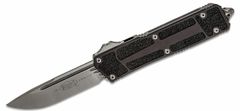 Microtech 278-10 Scarab II automatický taktický nôž 10 cm, Stonewash, čierna, hliník 