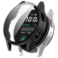 Tech-protect Defense 360 puzdro so sklom na Samsung Galaxy Watch 7 (44mm), čierne