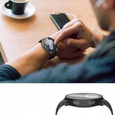 Tech-protect Defense 360 puzdro so sklom na Samsung Galaxy Watch 4 / 5 / FE (40mm), čierne