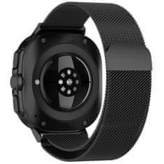 Tech-protect Milanese remienok na Samsung Galaxy Watch Ultra (47 mm), black