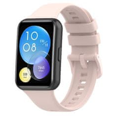 BStrap Silicone remienok na Huawei Watch Fit 2, pink