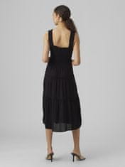 Vero Moda Dámske šaty VMMENNY Regular Fit 10282481 Black (Veľkosť XL)