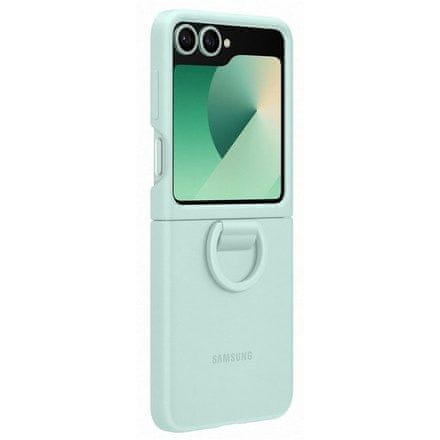 SAMSUNG Kryt na mobil Silicone Case na Galaxy Z Flip 6 - zelený