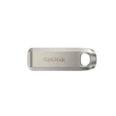 SanDisk USB Flash disk Ultra Luxe 128 GB USB-C - stříbrný