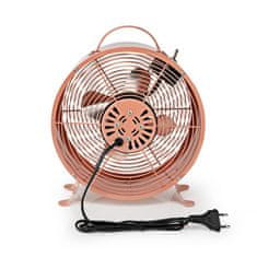 Nedis Ventilátor stolový 25cm 20W Nedis FNCL10PK20 Vintage ružový