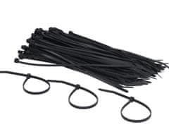 Dimex Upínacie pásky na tieniace siete - čierne - 3,6x200 mm, balenie 100ks