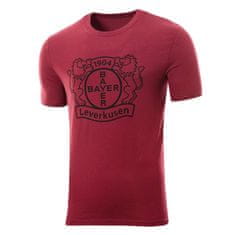 Fan-shop Tričko BAYER 04 LEVERKUSEN Logo burgundy Velikost: S