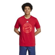 Adidas Tričko BAYERN MNICHOV Graphic Tee red Velikost: S