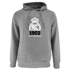 Fan-shop Mikina REAL MADRID No21 Crest grey Velikost: M