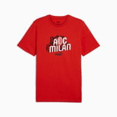 Puma Tričko AC MILAN Culture red Velikost: M