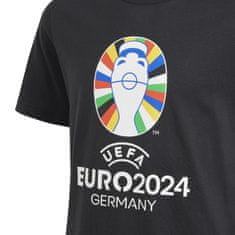 Adidas Dětské tričko EURO 2024 Logo black Dětská: 164