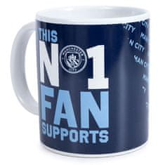 FAN SHOP SLOVAKIA Hrnček Manchester City FC, tmavo modrý, 300 ml