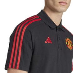 Adidas Polo MANCHESTER UNITED black Velikost: L