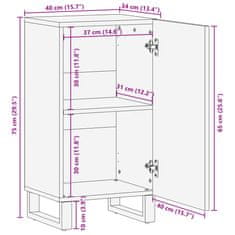 Petromila vidaXL Komoda 40x34x75 cm akáciový masív