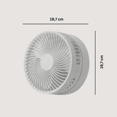 HOME & MARKER® Mini nabíjateľný stolný elektrický ventilátor (3-lopatkový) | FOLDICOOL