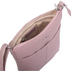 Dámska kožená crossbody kabelka 7001 B cameo rose