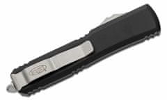 Microtech 122-11 Ultratech Partial Serrated automatický nôž 8,8 cm, Stonewash, čierna, hliník