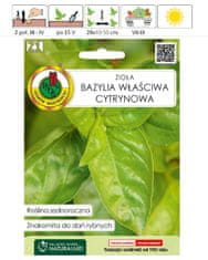 BOBIMARKET citrónová bazalka bylina semená bylín bez gmo